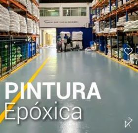 Instalación y venta de pintura epóxica de alta resistencia para pisos industriales y pasillos con demarcaciones de tránsito en almacén de Tlalnepantla